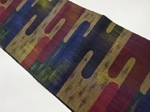 リサイクル　ヱ霞模様織出し名古屋帯